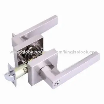 High-quality Top Quality 2012 Series LS0807 Tubular Lever Set Lock, 1-3/8/1-3/4cm Door Thickness