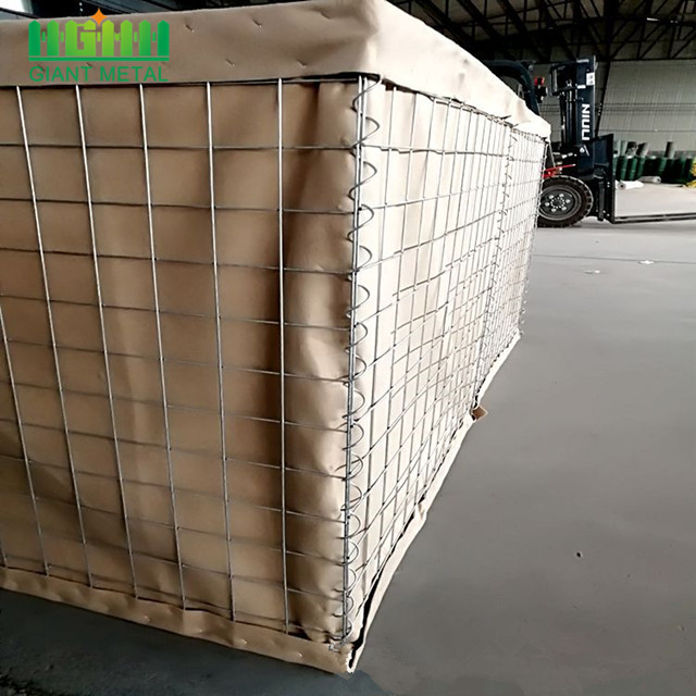 Military Sand Wall Hesco Barriers For Defensive Firing