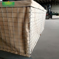 barrier for military bastion covered with geotextile cloth