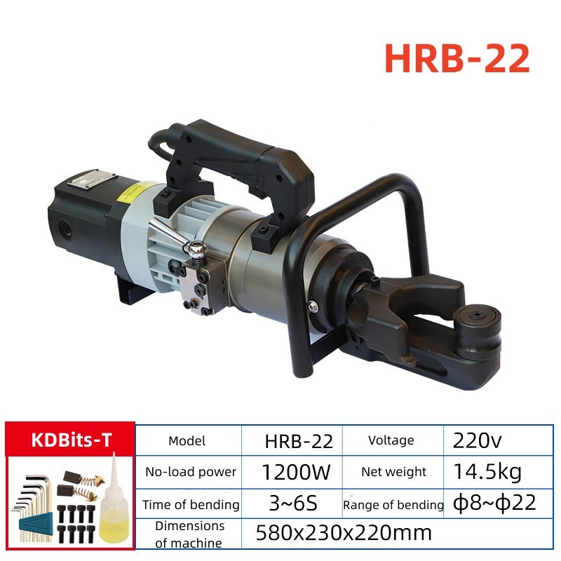 POWER 900W Electric Rebar Bender 5/8Inch 16mm Hydraulic Hand Held Bar Bender Machine - Super Promotion