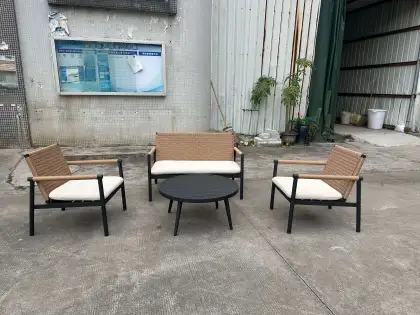 Modern Emma Patio Sofa Set for Comfortable Al Fresco Living