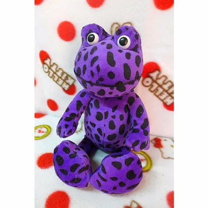 Dotted Colorful Frog Plush Big Frog stuffed Green Frog Plush Toy