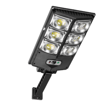 Super Bright LED Street Light with Remote Control, Motion Sensor, IP65 Waterproof, and Solar Panel for Outdoor Wall Mounting