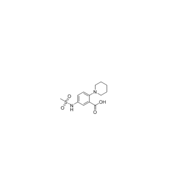 Acido benzoico 5- (Methylsulfonamido) di elevata purezza -2- (Piperidin-1-Yl)