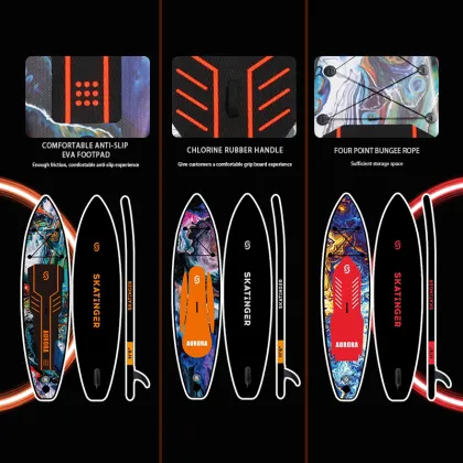 SKATINGER Double Layer Paddleboard - Factory Price Water Sports Surf Board