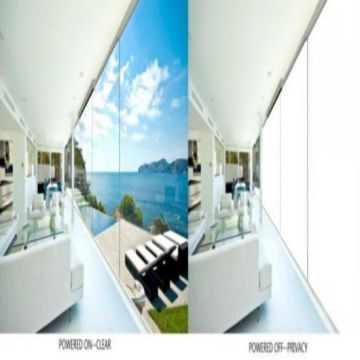 customized laminated switchable smart glass and smart PDLC film glass