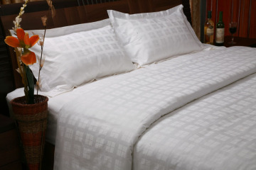 50%Cotton50%Poly Checker Sheet Sets 300TC