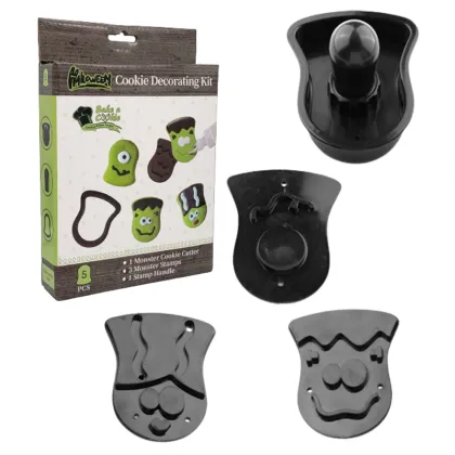 Halloween Monster Frankenstein Cookie Cutter Stamp Set