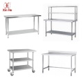 Customized Stainless Steel Worktable With Backsplash