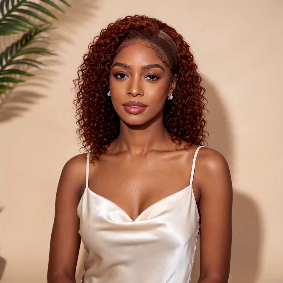 12 Inch 13x4 HD Lace Frontal Kinky Curls 150% Density 30 Human Hair Glueless Wig