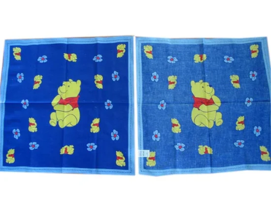 Printed Children's Cotton Cartoon Handkerchiefs