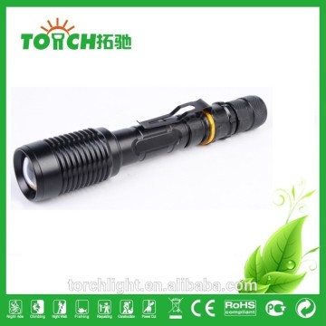 C REE 10W LED Zoomable Flashlight 2000LM Lampe Tactique Lights