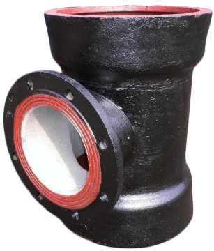 Ductile Iron Double Socket Tee With Flanged Branch