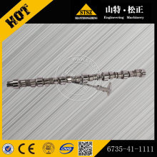 حفارة Komatsu قطع الغيار PC220-7 Camshaft 6735-41-1111