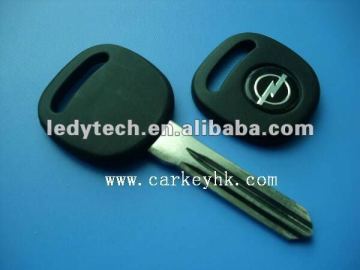 Hot sale Opel transponder key shell key blank with right blade,chip key fob