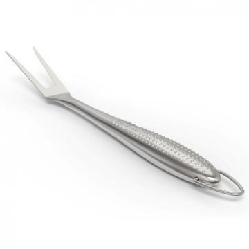Metal Whole Stainless Steel Fork With Anti-slide Handle
