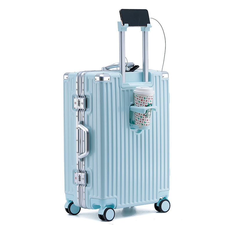 Multifunctional Luggage With Aluminum Frame