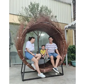 Paris Island Style LED Light Outdoor Furniture: Sun Loungers, Rattan Wicker Daybeds & Garden Chairs for Hotels and Beaches