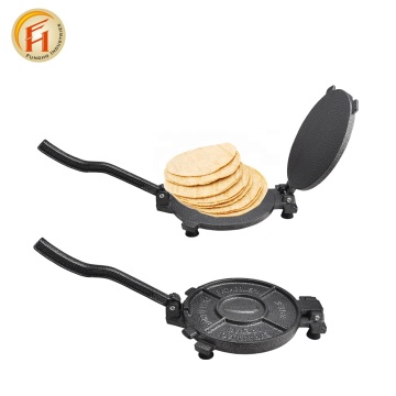 Professional 10.5-inch Cast Iron Tortilla Maker: Perfect for Homemade Flour and Corn Tortillas