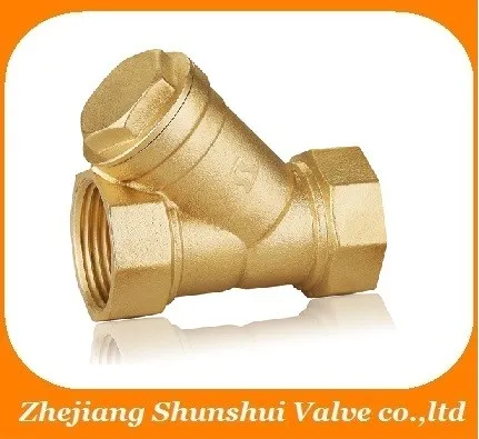 Forged NPT BSP Male Female Brass Filter valve/ Brass Y strainer valve SS4010