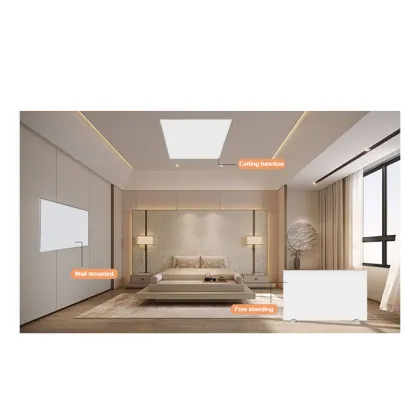 Glass Infrared Radiant Carbon Crystal IR Heater Panel: Wall-Mounted Electric Room Heater