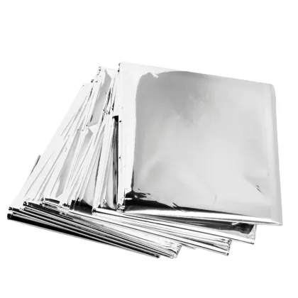 Waterproof Survival Silver Mylar Emergency Thermal Insulation Blanket