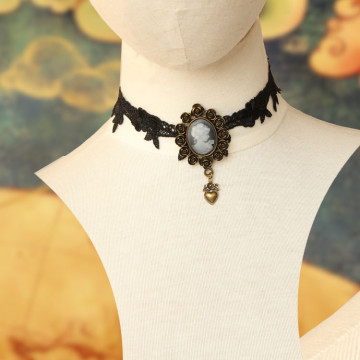 MYLOVE beautiful resin cameo pendant choker necklace MLJL121