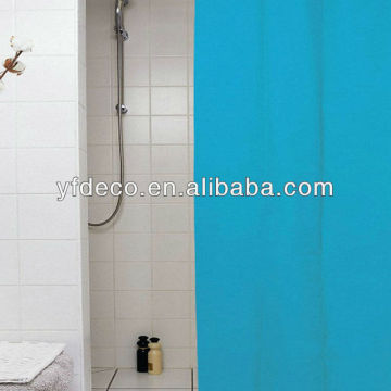 turquoise polyester shower curtain