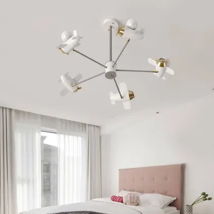 Airplane Led Kids Ceiling Lamp Child For Bedroom