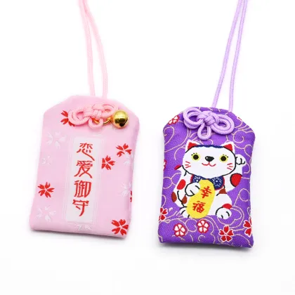 Custom woven Charm Embroidered Japanese Charm