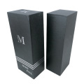 Logo Long Matt Black Wine Box