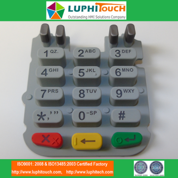 Calculator Blind Dot Silicone Rubber Keyboard