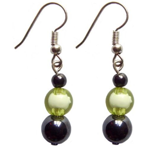 Hematite Earring