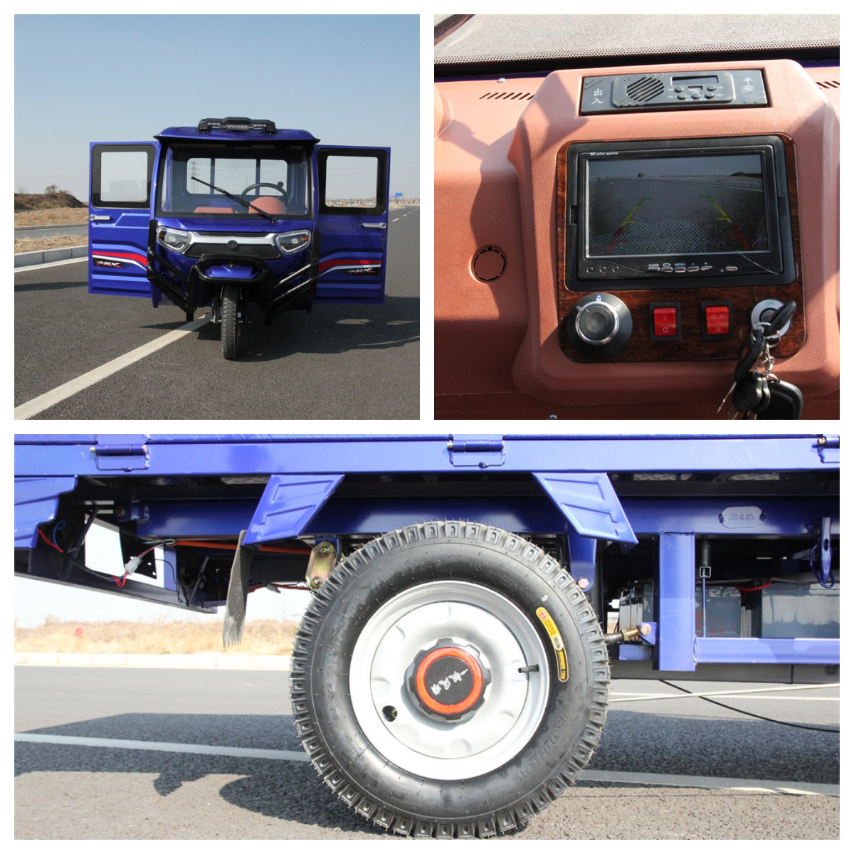 One-person Semi-enclosed Electric Van