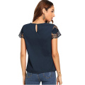 Women's Elegant Round Neck Basic Short Sleeve