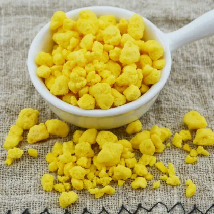 Air Dried Egg Yolk Cubes Yellow Pure Egg