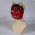 Festival japonés del demonio Oni rojo Mascarilla