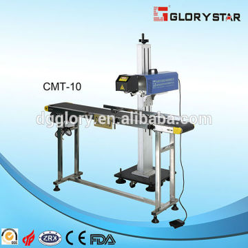 On Line Packing box Laser Flying Marking Machine(CMT10) and CE&SGS