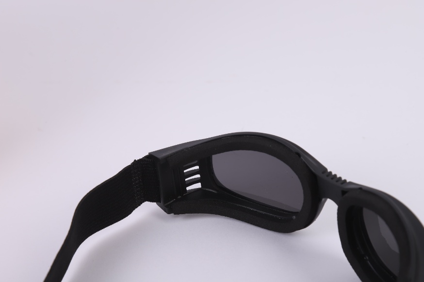 Collapsible elastic band goggles