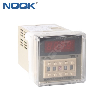 HD48S Digital Timer Relay with 0.01s to 1 Minute Timing Range