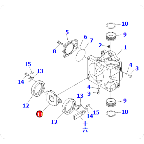 Loader WA100-5 Joystick 720-1L-13410
