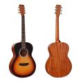 Colorful Solid Spruce Acoustic Guitar