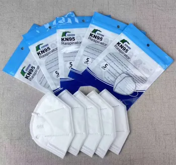 New Arrival Transparent KN95 Face Mask Packaging Bag Aluminum Foil Plastic Bag