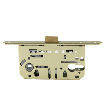 SD410C-S-2 Simple Design Metal Door Gold Plated Handle Lock