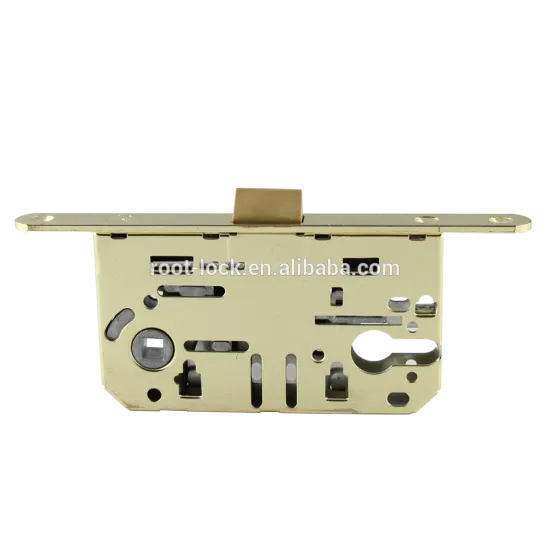 SD410C-S-2 Simple Design Metal Door Gold Plated Handle Lock