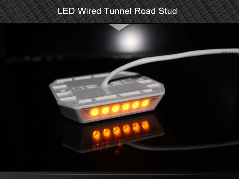 wired aluminum road stud-8