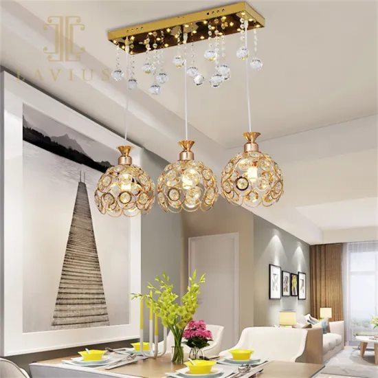 Luxury Stainless Steel E27 Chandelier for Living Room