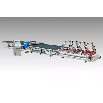 Automatic glass cutting machine with loading sucker