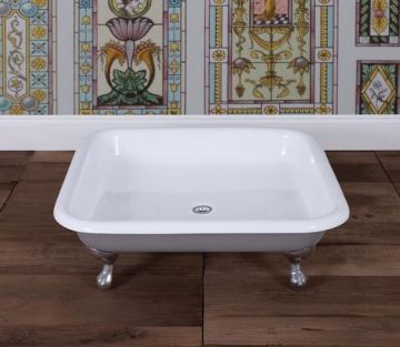 Traditional Dual Cheap Wholesale Enamel Porcelain Portable Clawfoot Shower Pan with Curtain