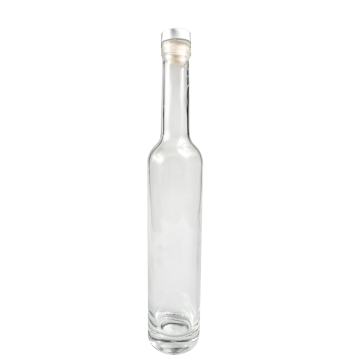 Liquor Vodka Liquor Glass Bottle with cork lid